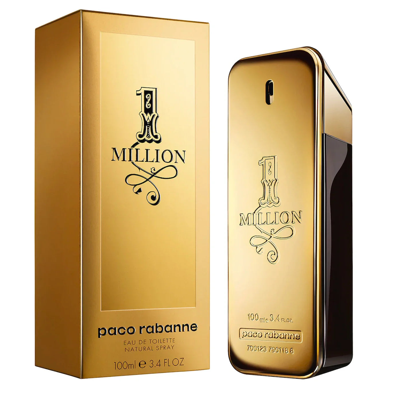 Paco Rabnne - 1 Million - Eau de Toilette - Men - 3.4 OZ - Free Shipping